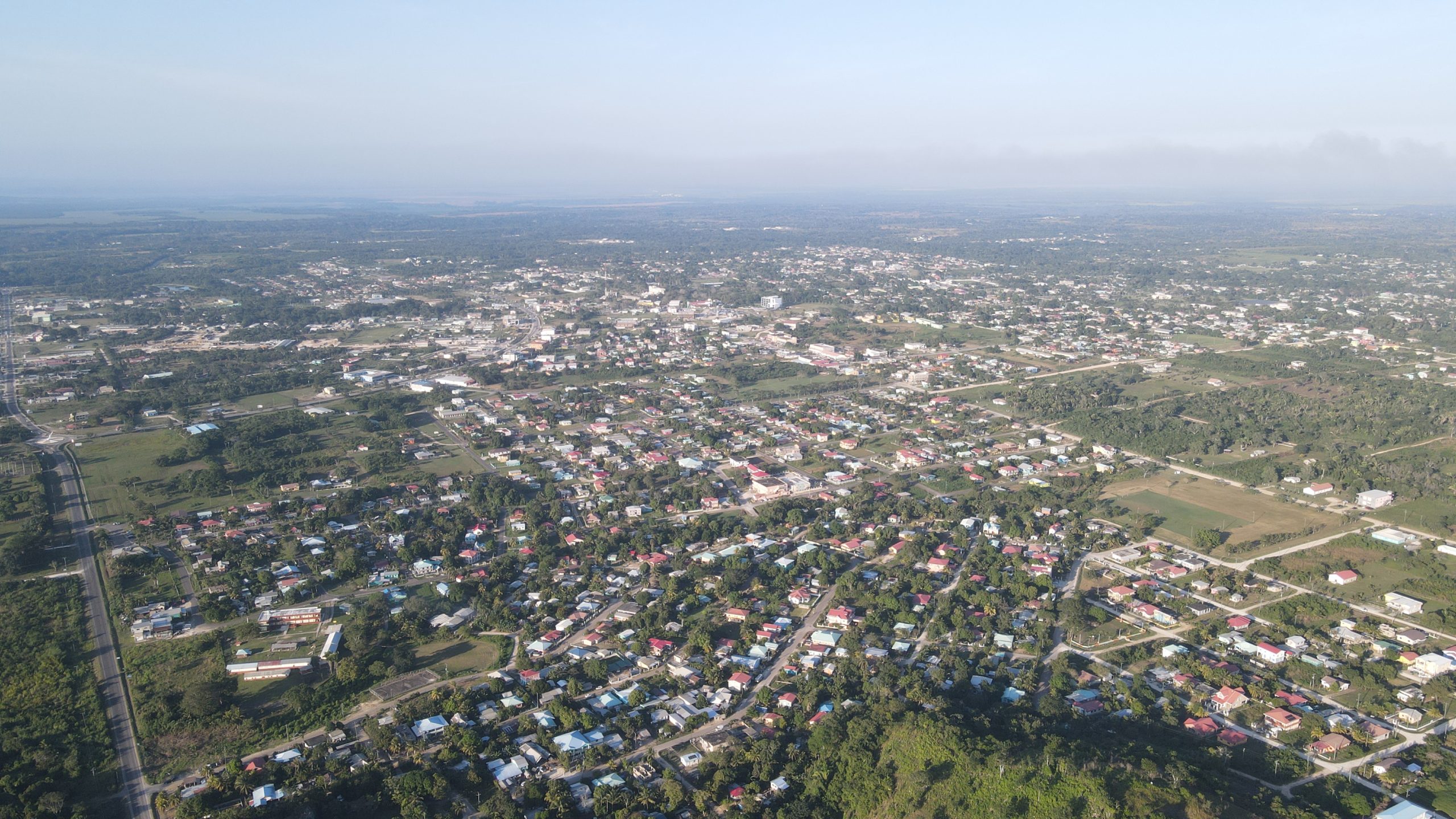 Belmopan, the capital city of Belize.